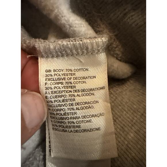 The North Face Women’s Medium Gray Pullover Hoodie Sweatshirt Fleece Lined - Picture 5 of 9